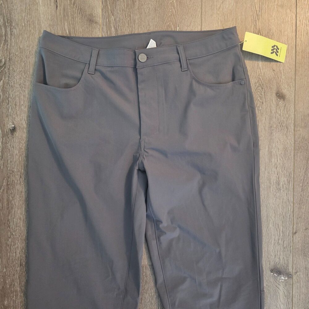 NWT Mens 360 Lifestyle Trouser Golf Pants - All In Motion Stretch 34x32 Gray - Picture 3 of 5